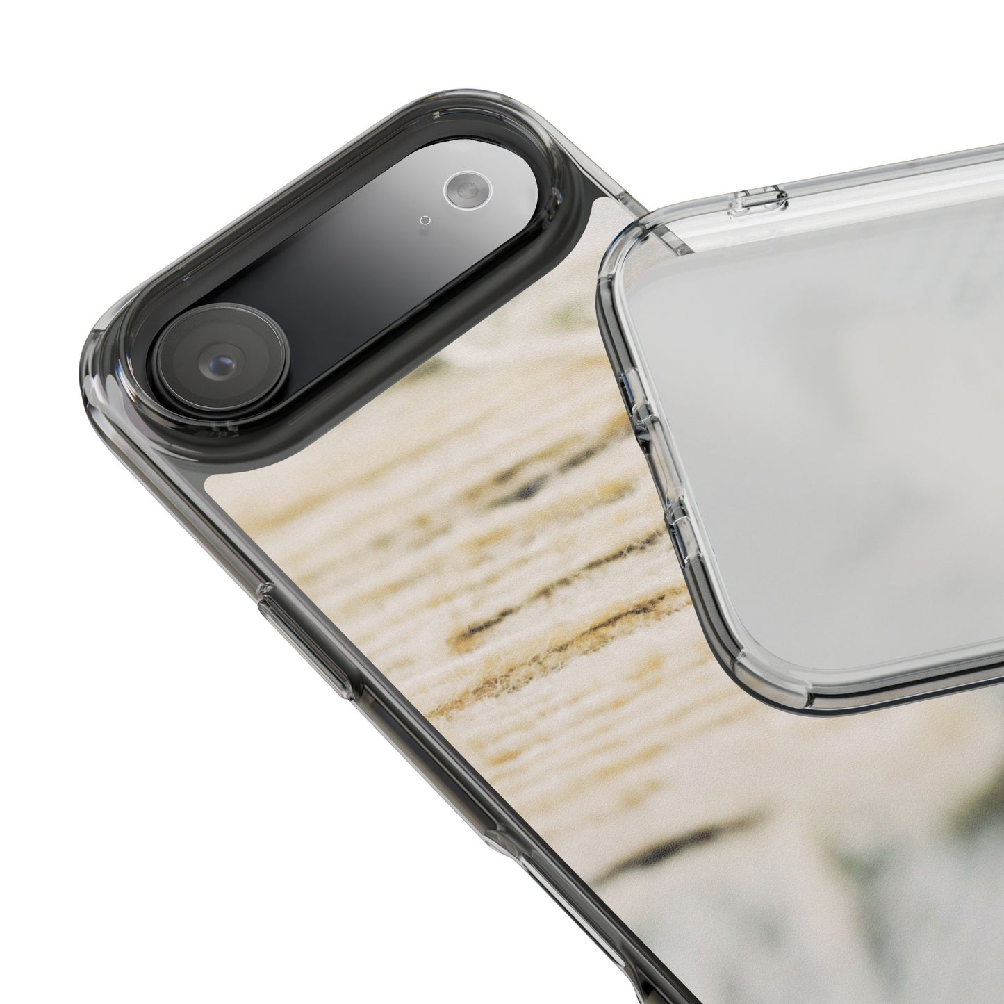 Clear Phone Case – Woven Warmth