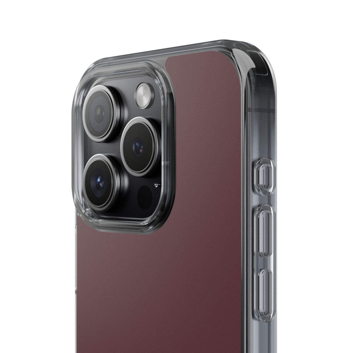 Clear Phone Case – Mulled Wine – Compatible with iPhone 13–17 & Samsung Galaxy S25–S26 Series