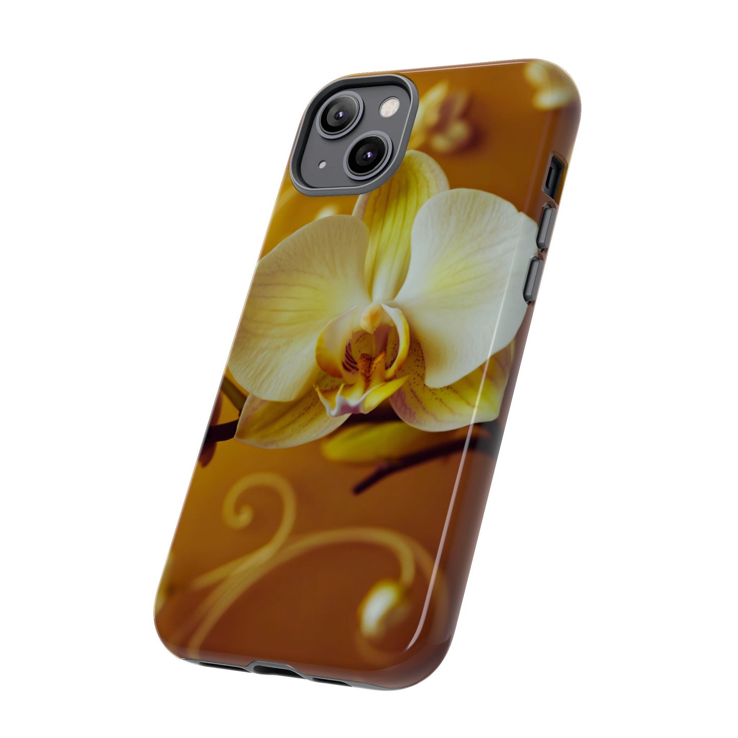 Protective Phone Case – Amber Orchid