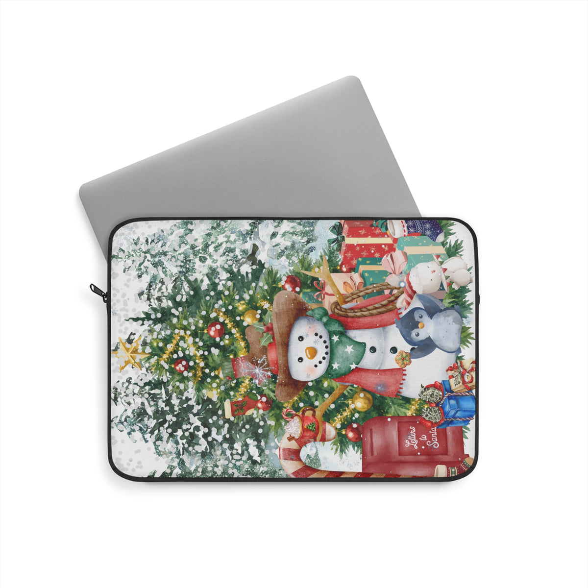 Slim Neoprene Laptop Sleeve – Christmas Came to Town