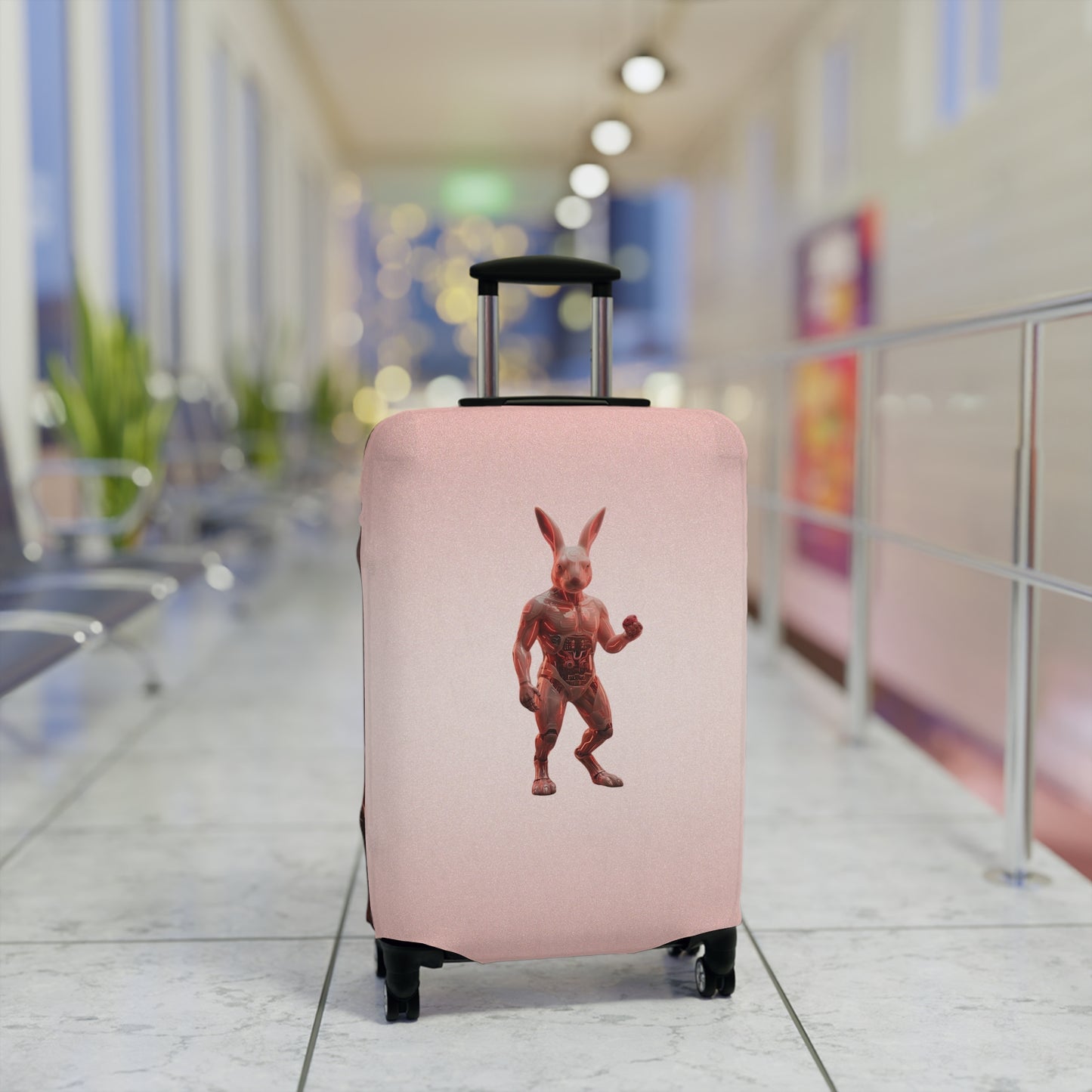 Luggage Cover – Cyber Bunny