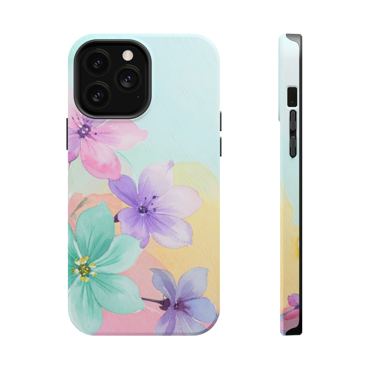 Wireless-Charging Compatible Case – Water Petal
