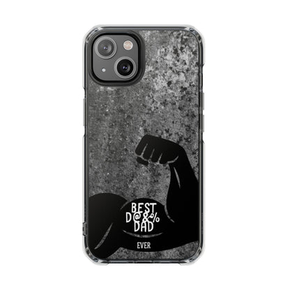 Clear Magnetic Phone Case – Best Dad Ever