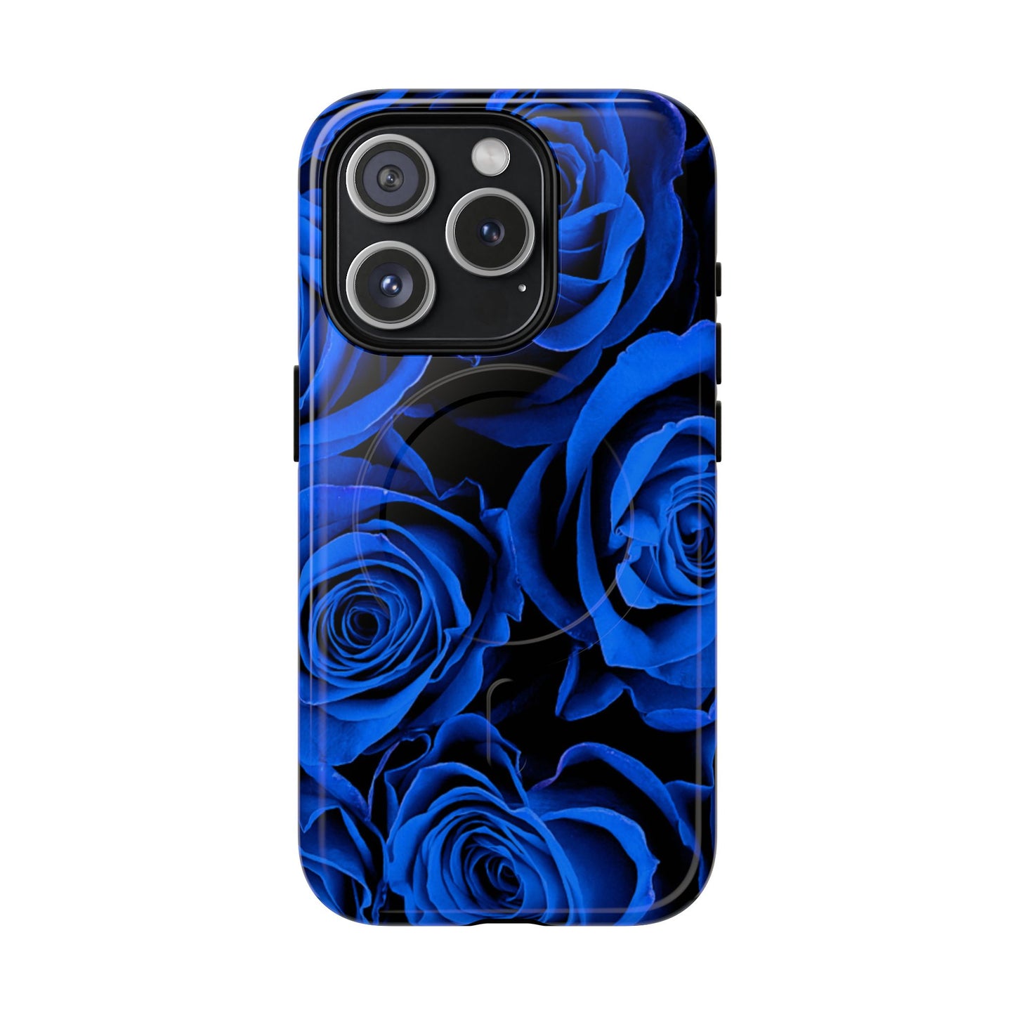 Protective Magnetic Phone Case – Midnight Bloom