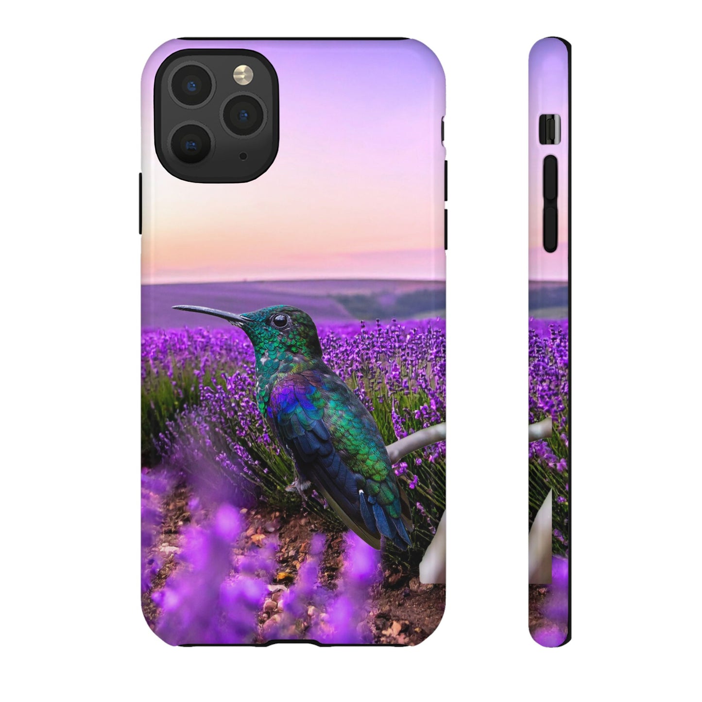 Protective Phone Case – Hummingbird Reverie