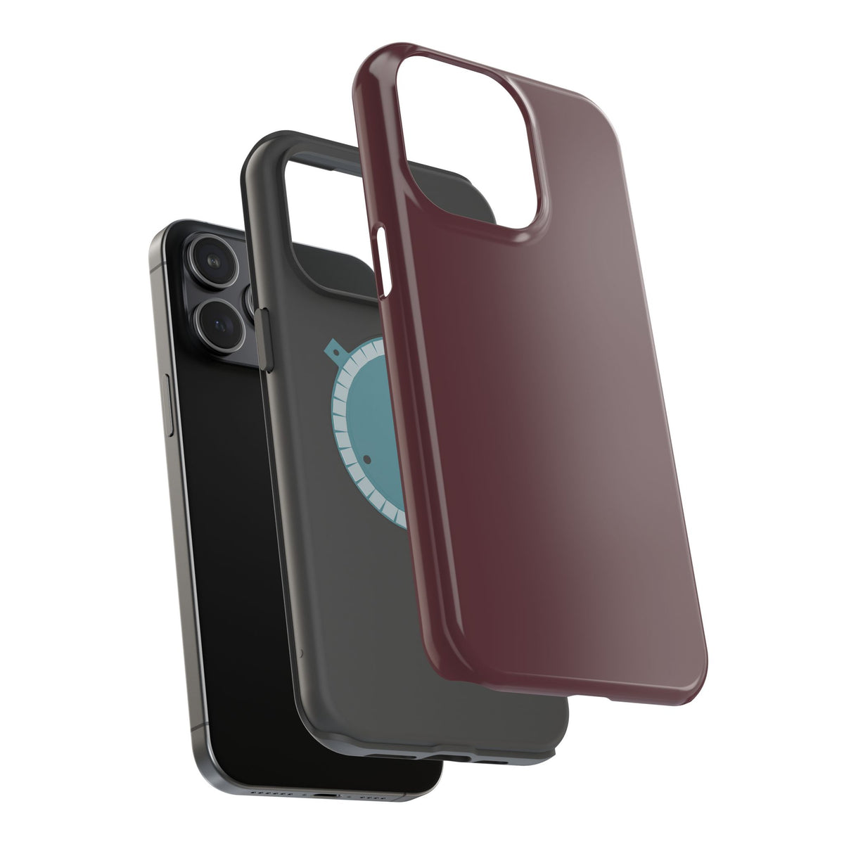Wireless-Charging Compatible Case – Mulled Wine – Compatible with iPhone 13–17 & Samsung Galaxy S25–S26 Series