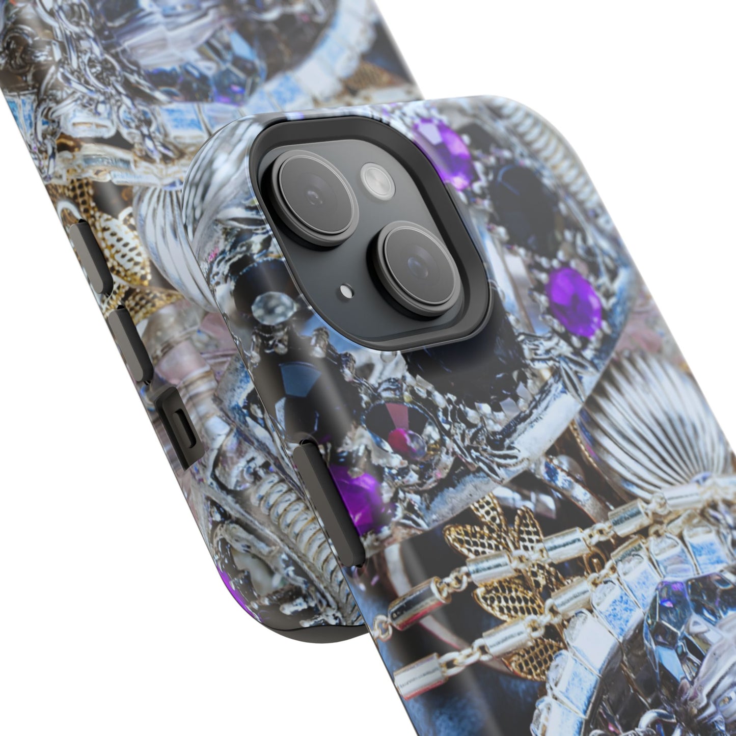 Wireless-Charging Compatible Case – Chrome Jewel