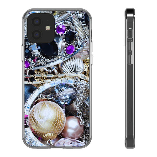 Clear Phone Case – Chrome Jewel