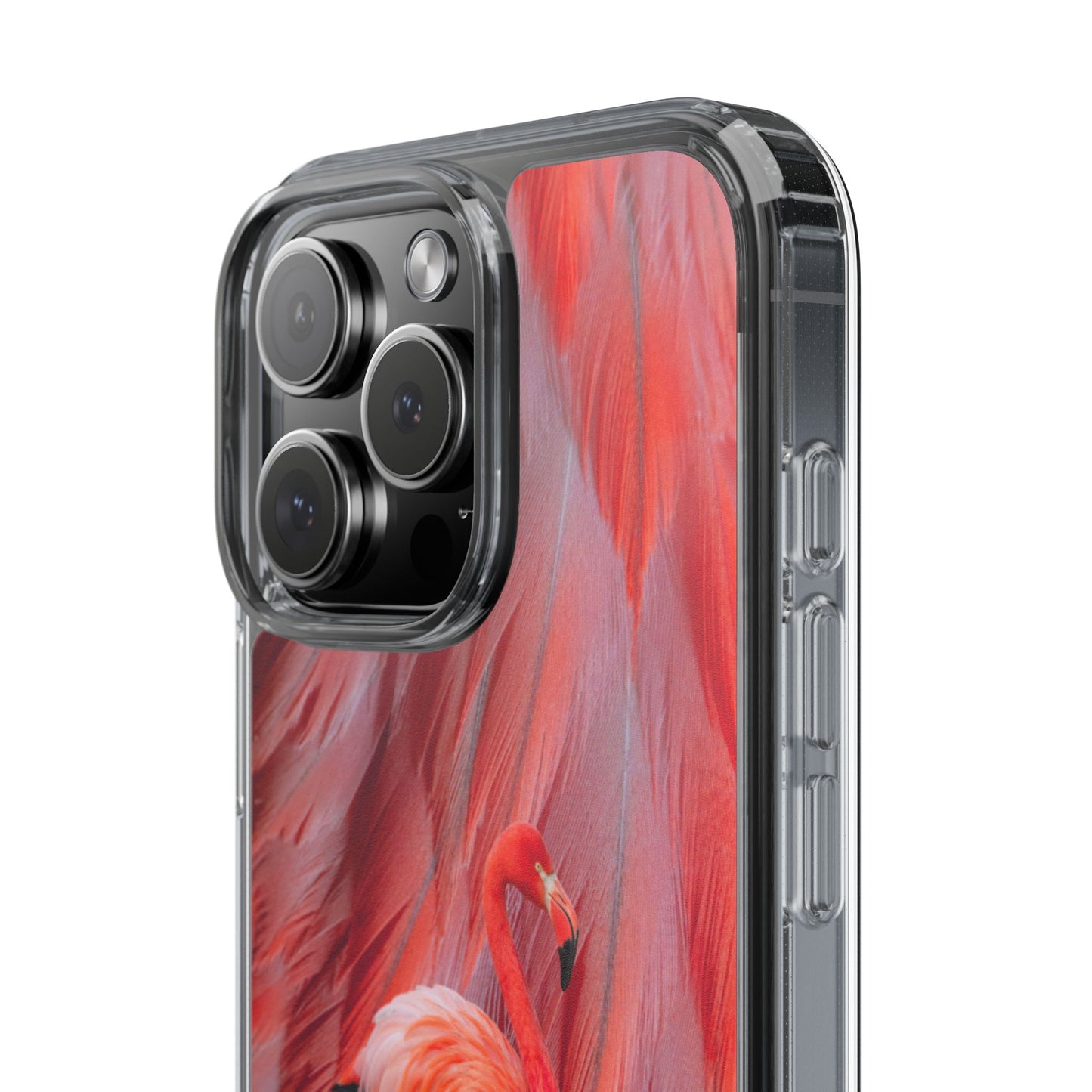 Clear Phone Case – Scarlet Plume