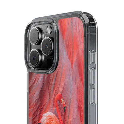 Clear Phone Case – Scarlet Plume