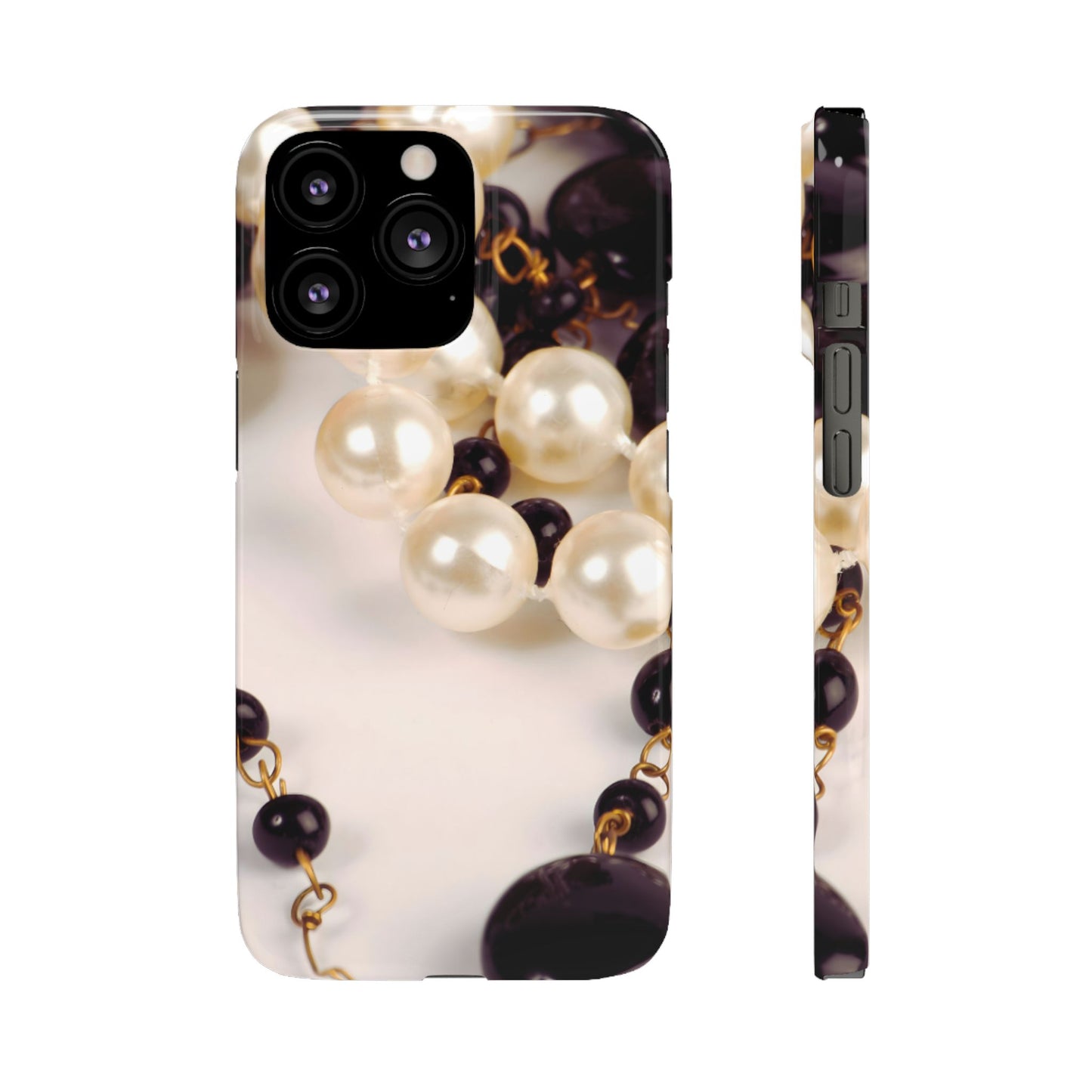 Snap Phone Case – Noir Pearl