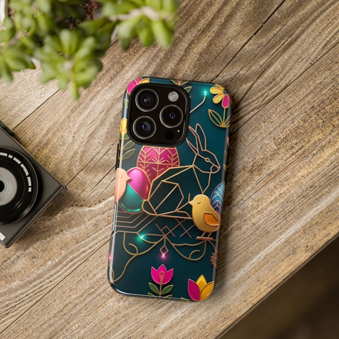 Protective Phone Case – Jeweled Garden