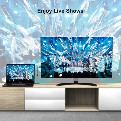 RCA Audio Cable 3.5Mm Male to 2-Male RCA Cable, Y Splitter Design Stereo Audio RCA Male Cable, 3 Meters, Black