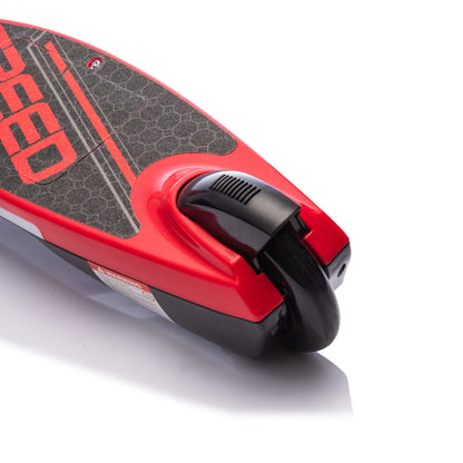 Kids Electric Scooter - 5.59-6.84 MPH, LED Lights, Rear Brake, Kickstand, Bell, Wide Pedal, Ages 6+