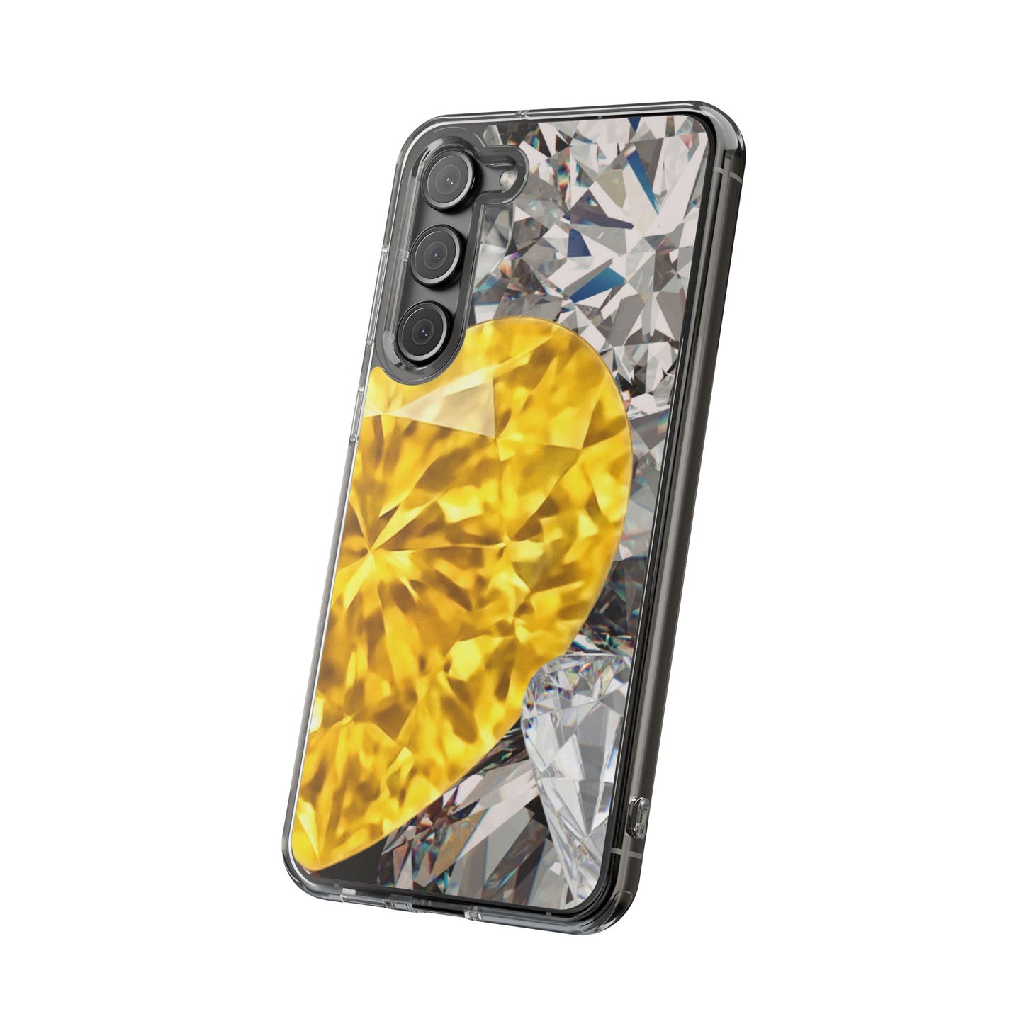 Clear Phone Case – Heart of Gold