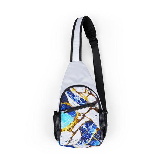 Chest Bag – Sapphire Veins