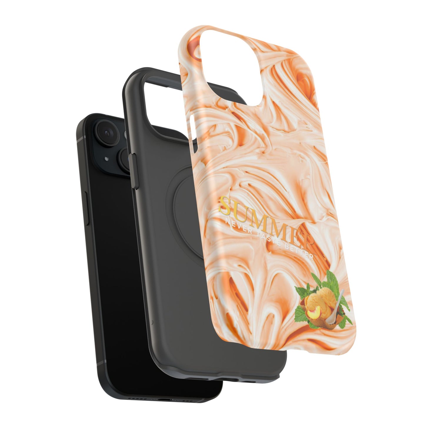 Impact-Resistant Phone Case – Peach Sorbet