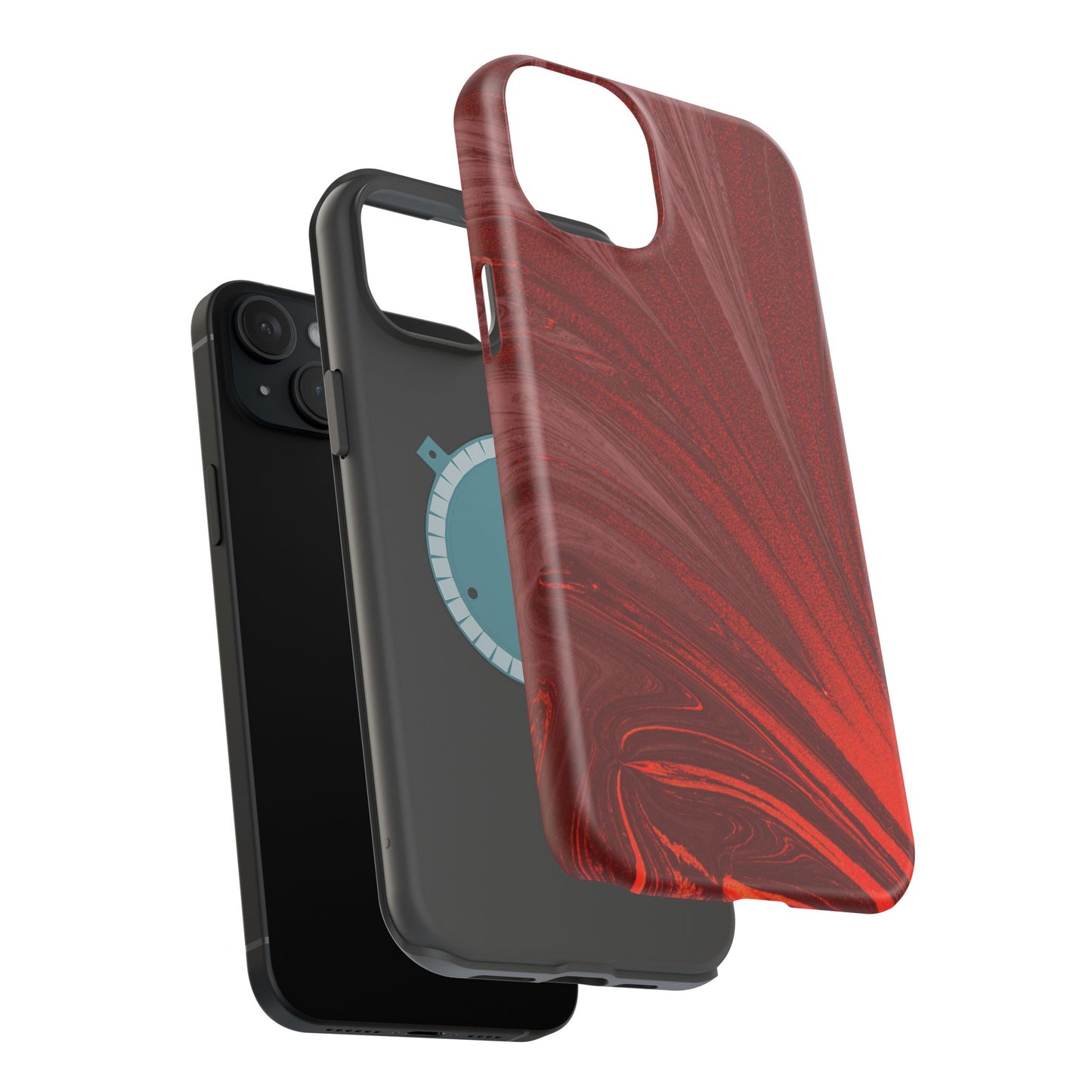 Wireless-Charging Compatible Case – Crimson Current