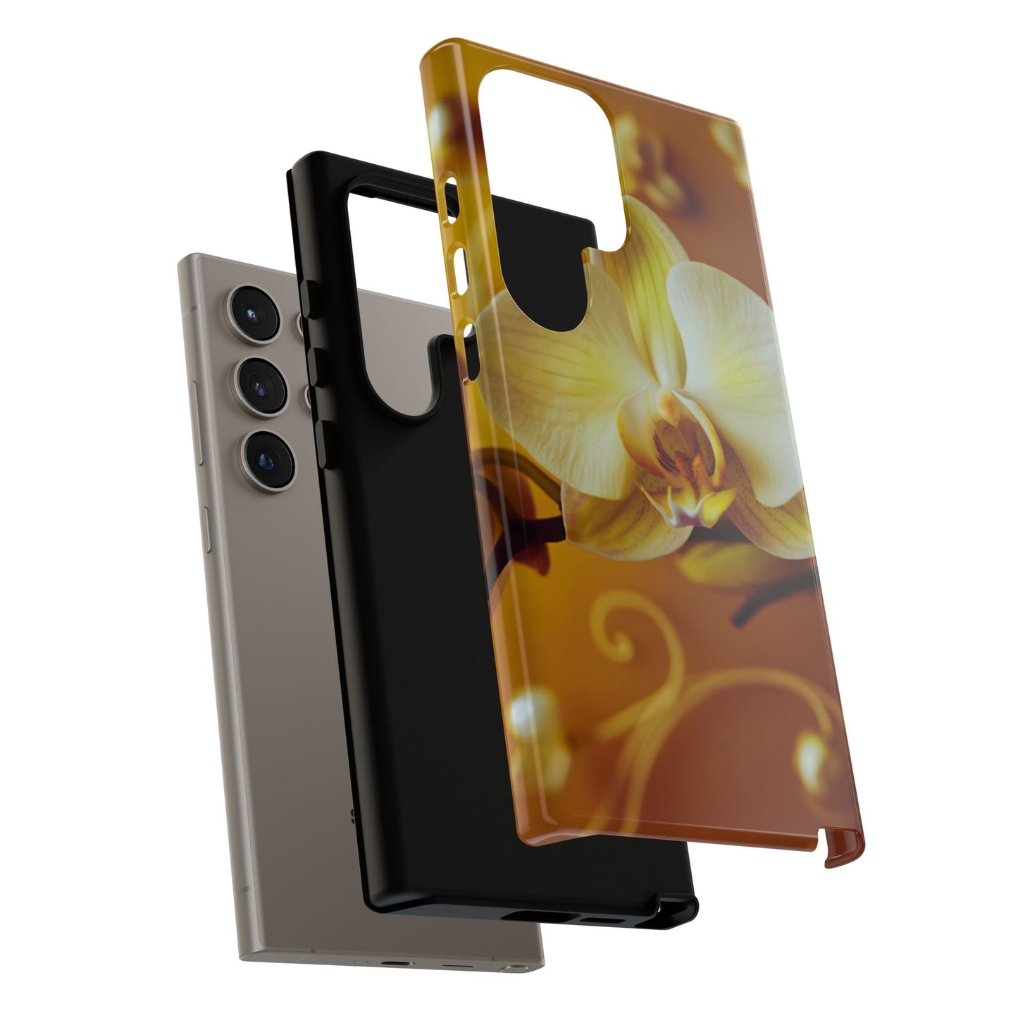 Protective Phone Case – Amber Orchid