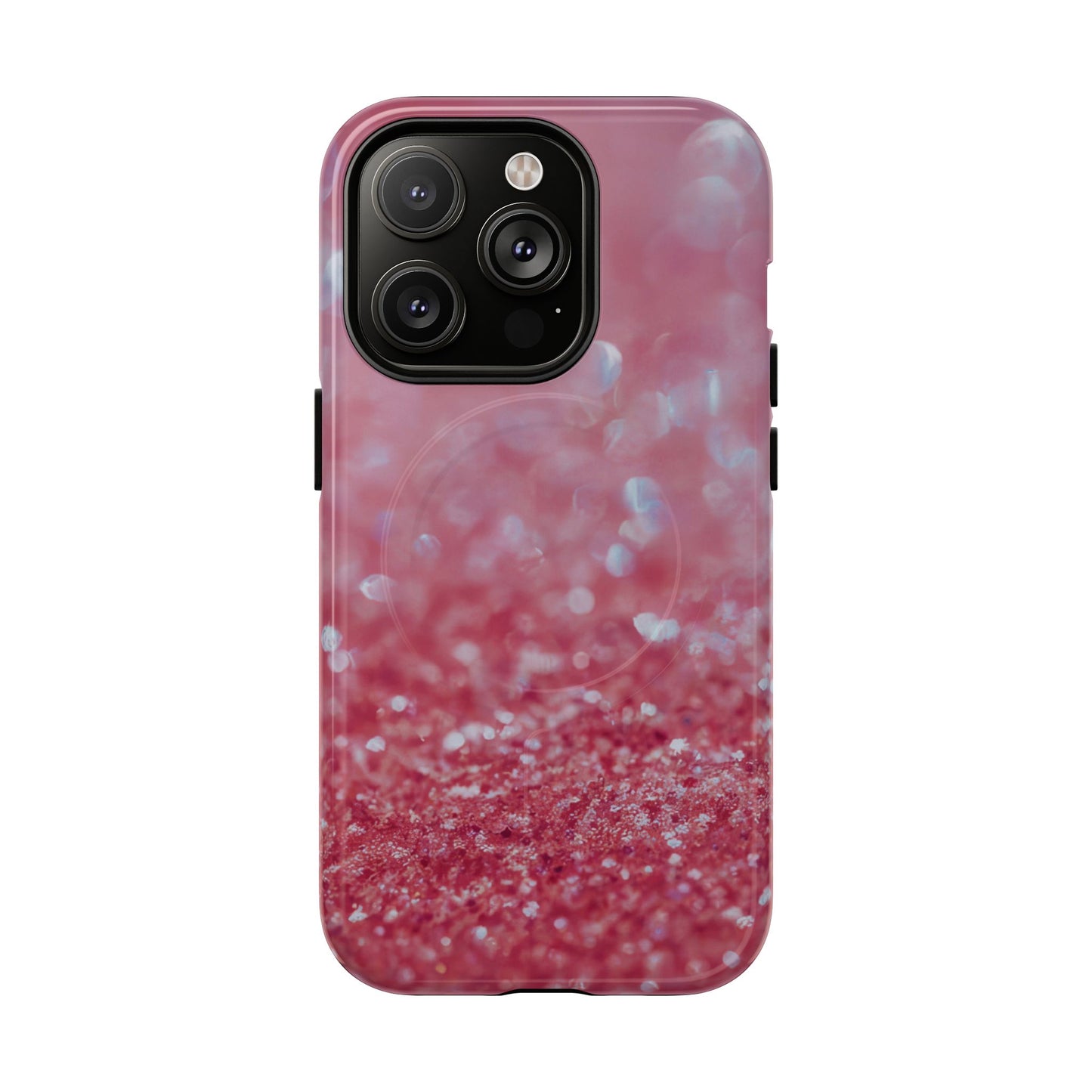Protective Magnetic Phone Case – Rosé Sparkle
