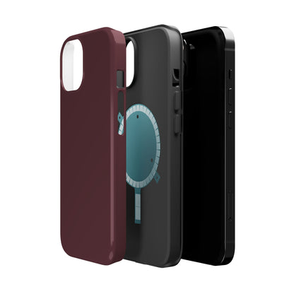 Wireless-Charging Compatible Case – Mulled Wine – Compatible with iPhone 13–17 & Samsung Galaxy S25–S26 Series