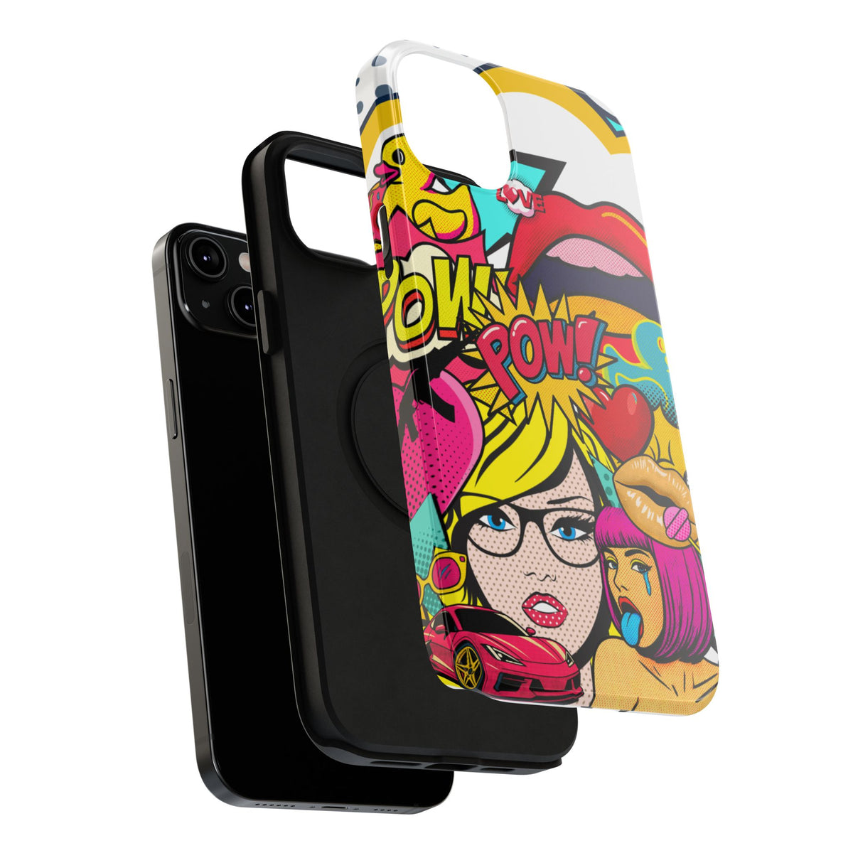 Impact-Resistant Phone Case – Pop Off – Compatible with iPhone 11–17 & Samsung Galaxy S22–S26 Series