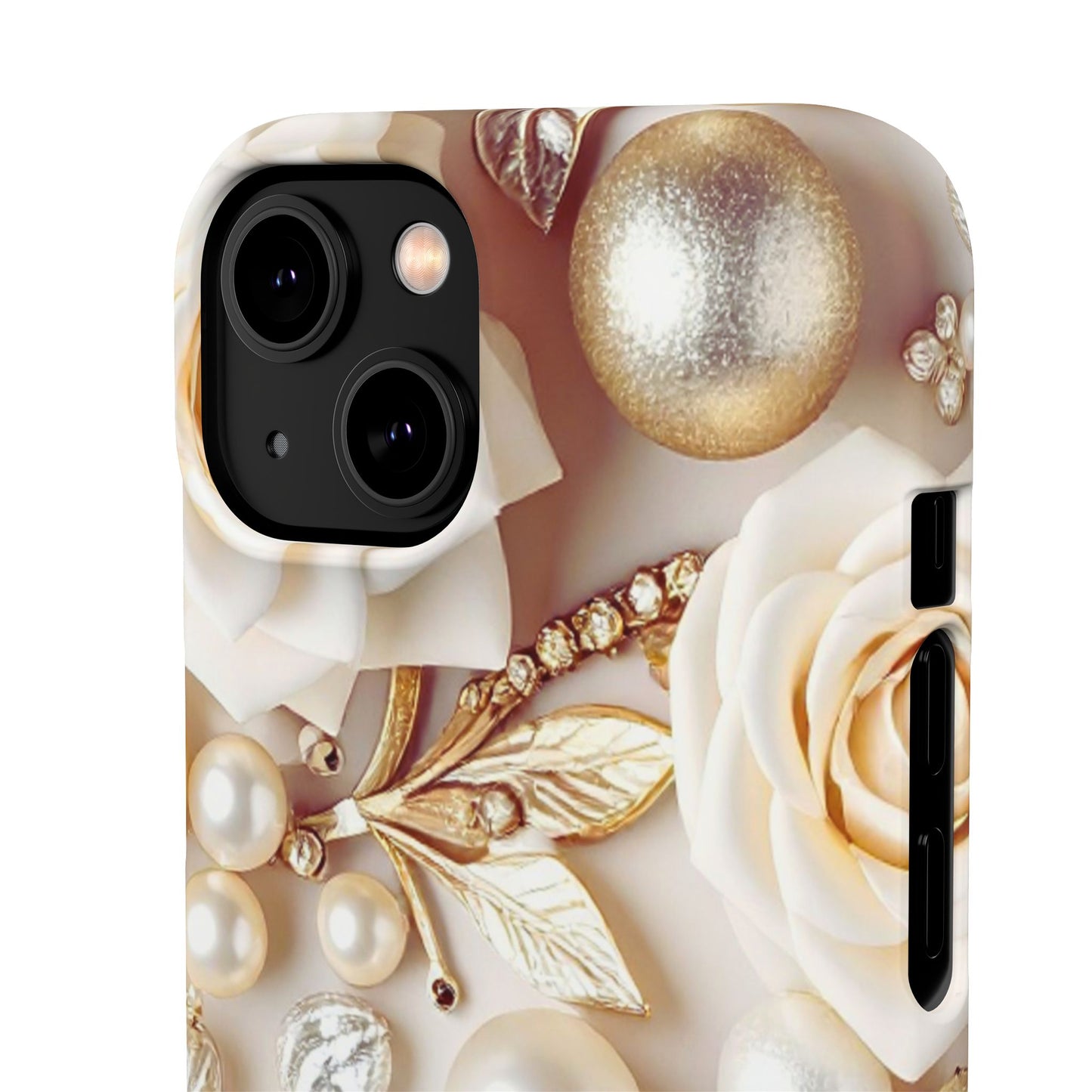 Snap Phone Case – Ivory Opulence
