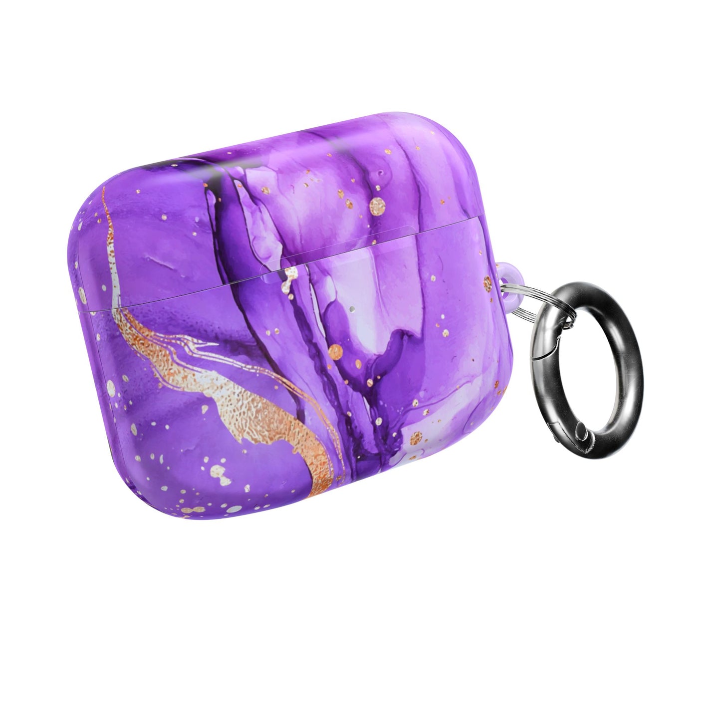 Wireless Earbud Case Cover – Gilded Violet