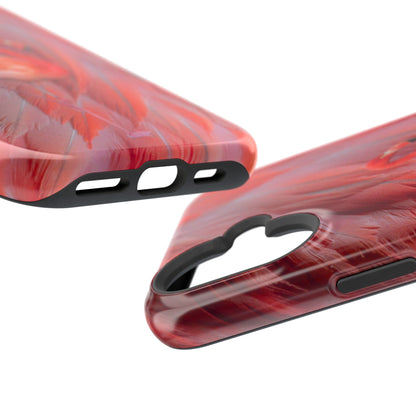 Impact-Resistant Phone Case – Scarlet Plume