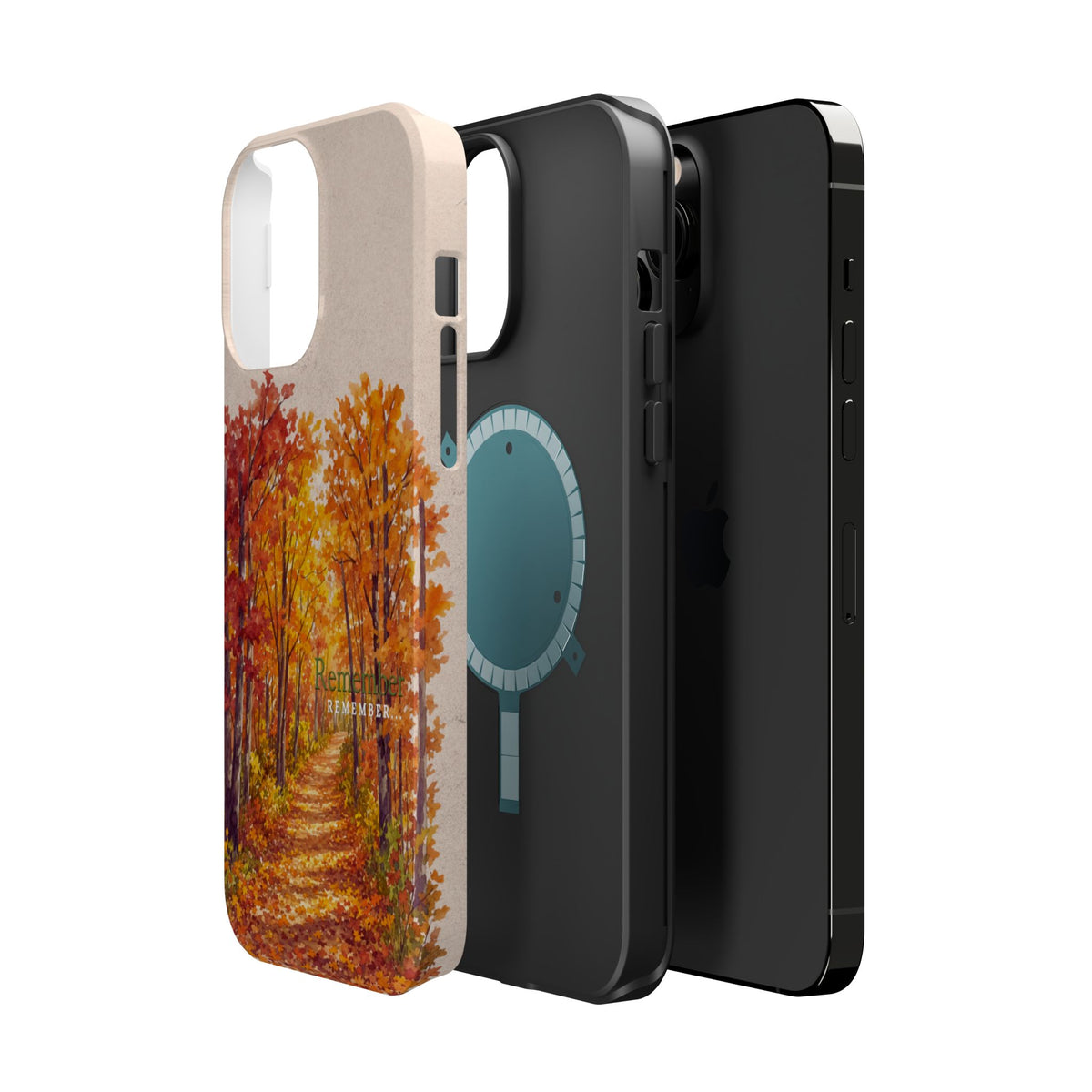 Wireless-Charging Compatible Case – Autumn Remembered – Compatible with iPhone 13–17 & Samsung Galaxy S25–S26 Series