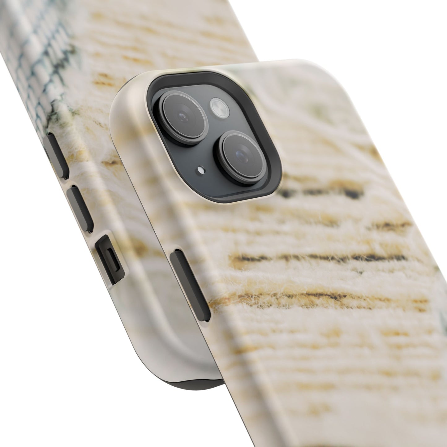 Impact-Resistant Phone Case – Woven Warmth