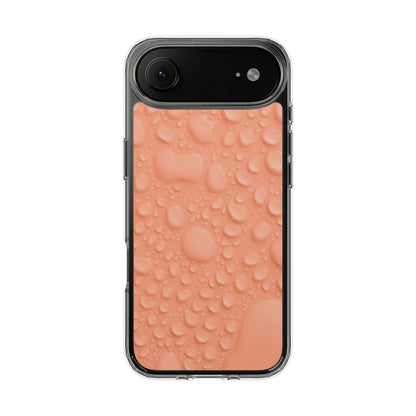 Clear Phone Case – Apricot Rain