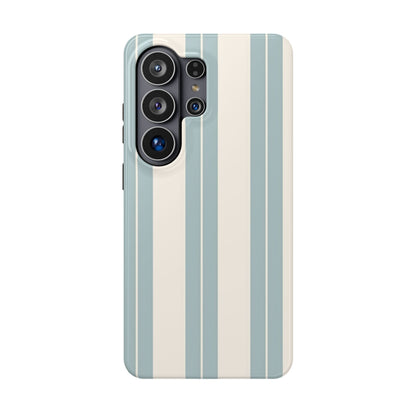 Wireless-Charging Compatible Case – Coastal Stripe