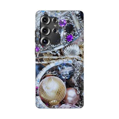 Impact-Resistant Phone Case – Chrome Jewel
