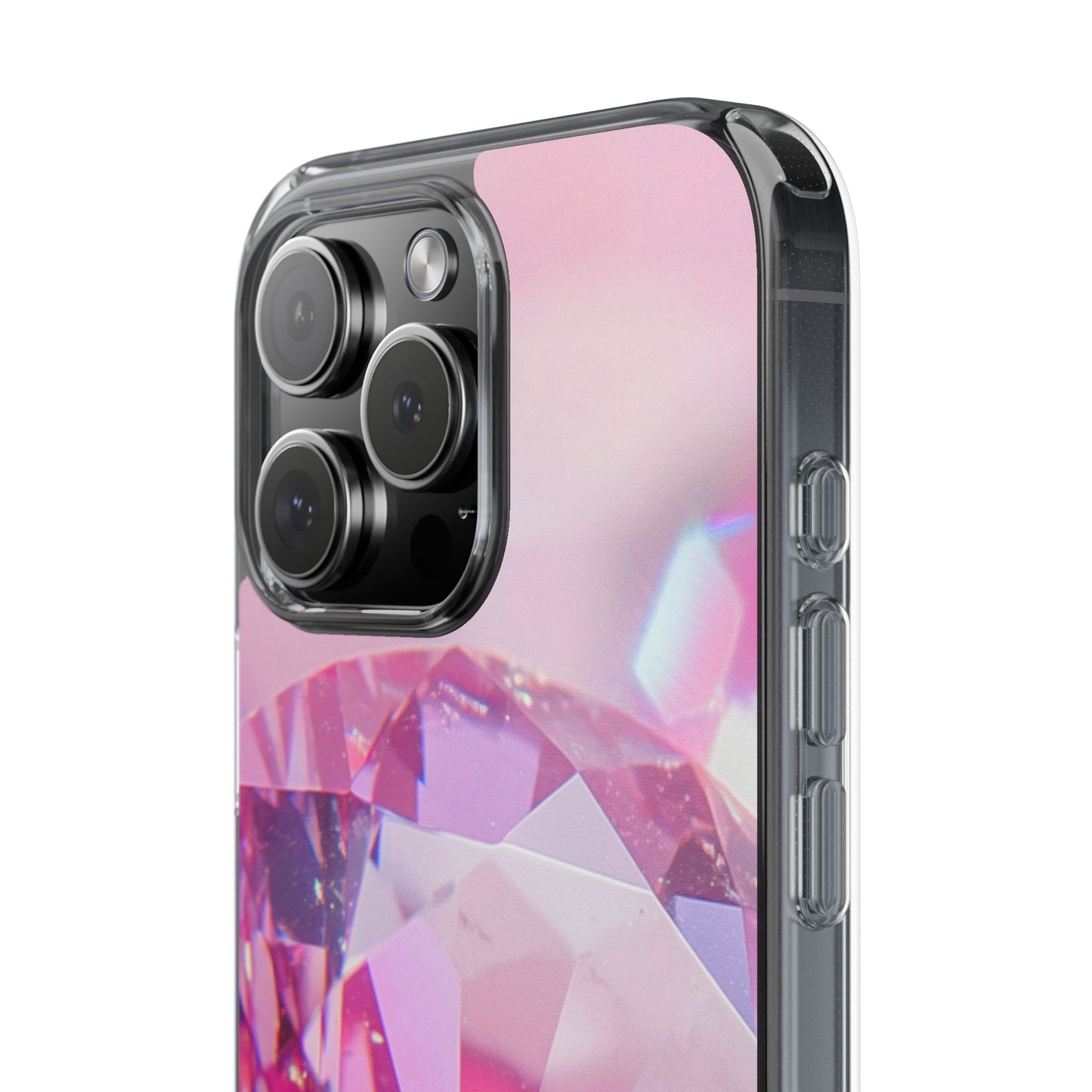 Clear Phone Case – Pink Ice