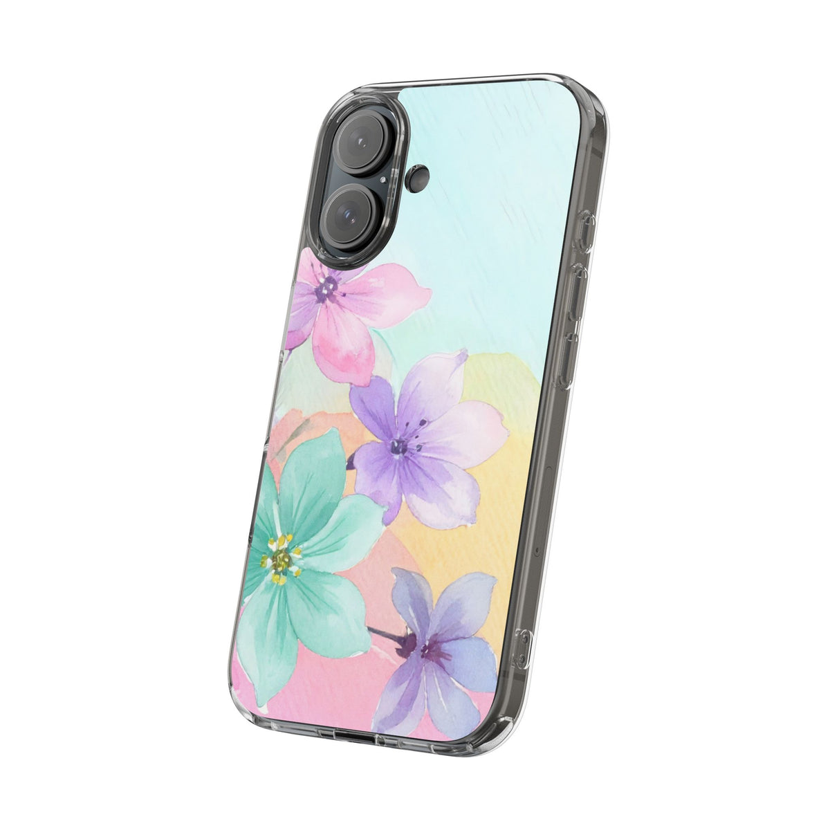 Clear Phone Case – Water Petal