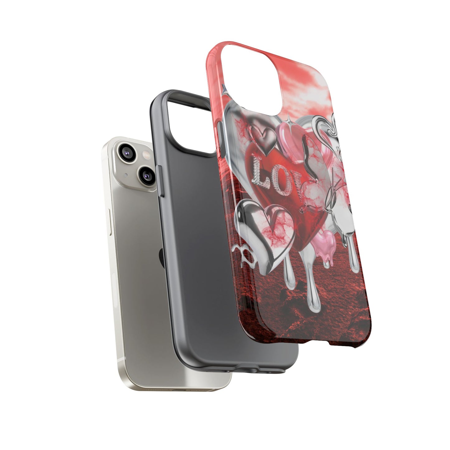 Protective Phone Case – Chrome Love