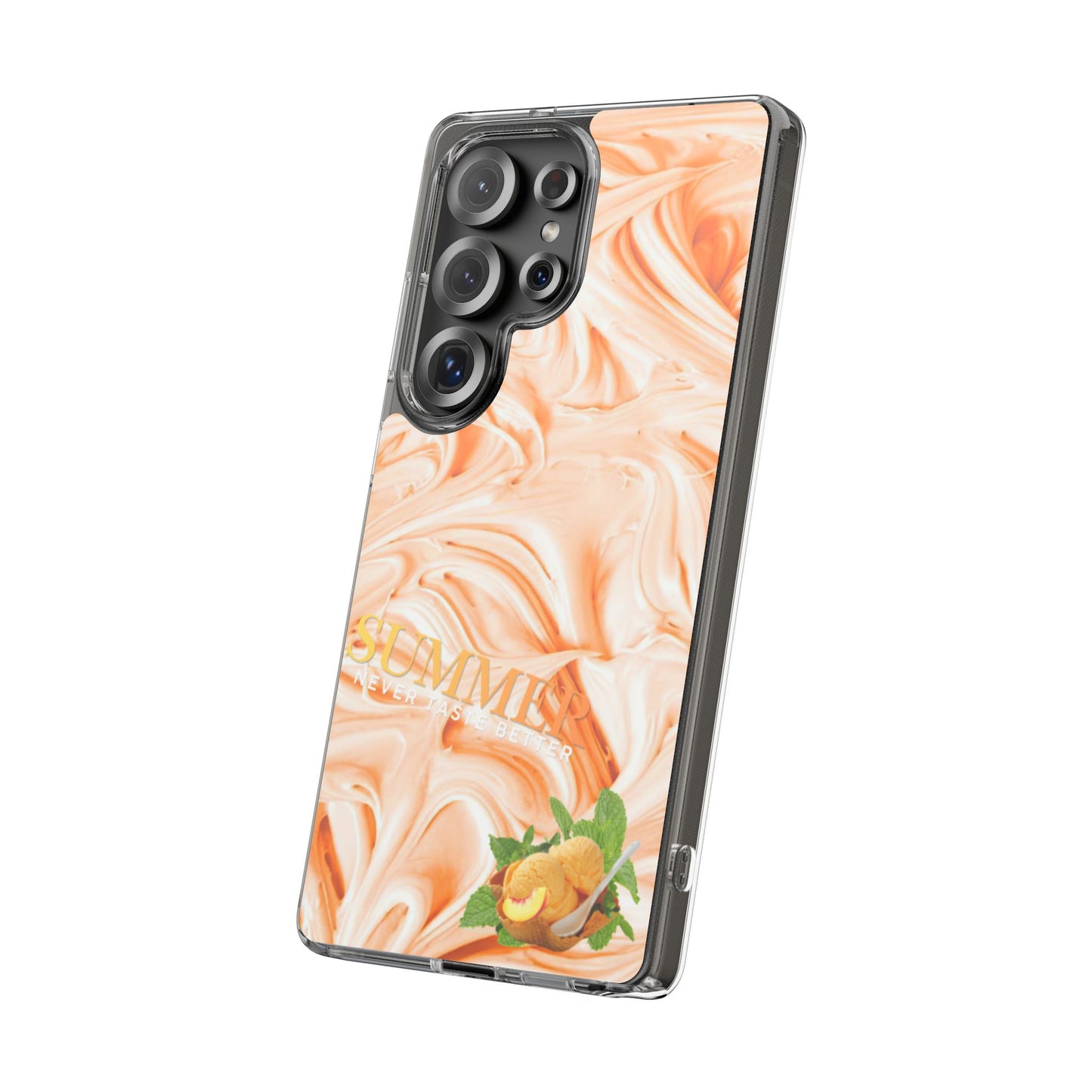 Clear Phone Case – Peach Sorbet
