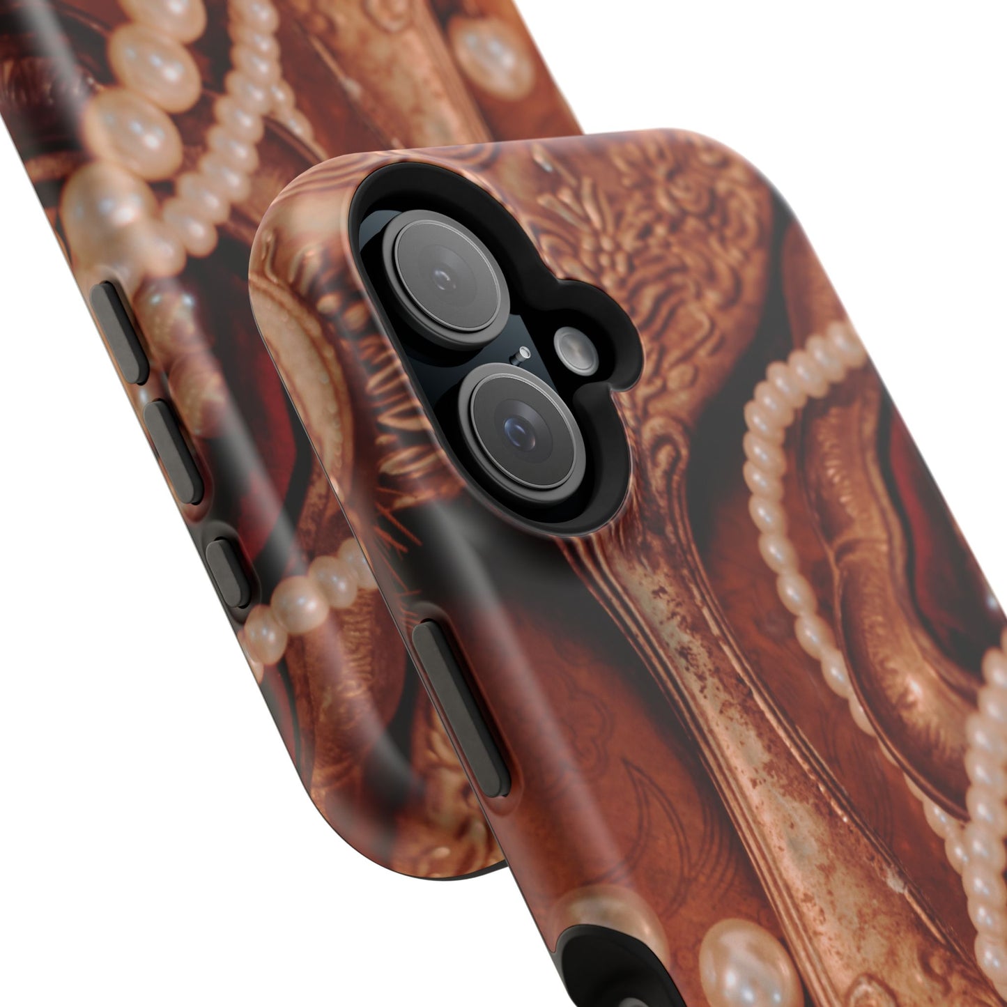 Wireless-Charging Compatible Case – Bronze Vanity