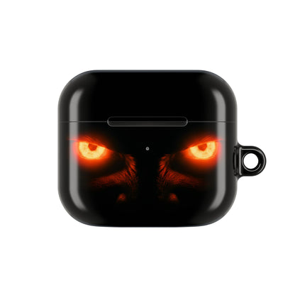 Wireless Earbud Case Cover – Blazing Monster Eyes