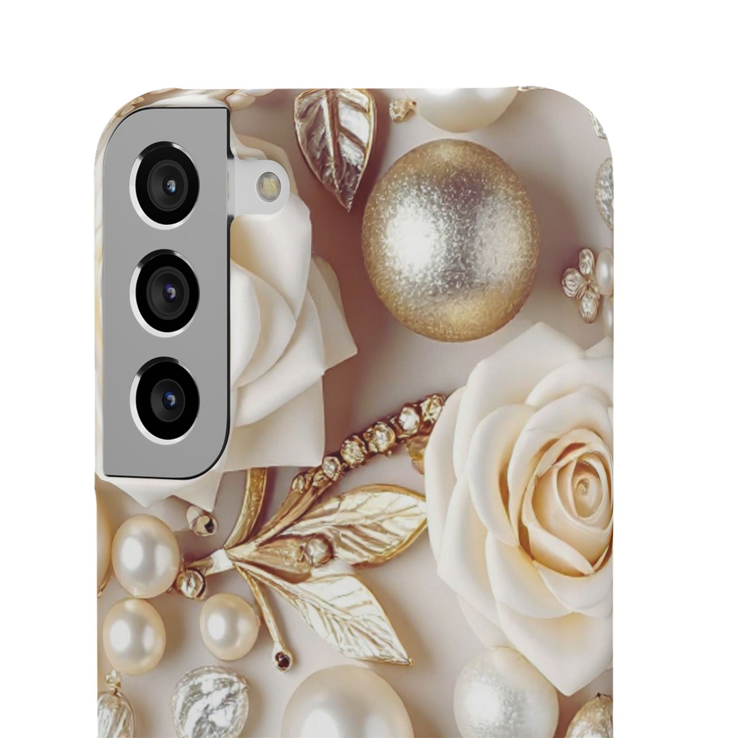 Snap Phone Case – Ivory Opulence
