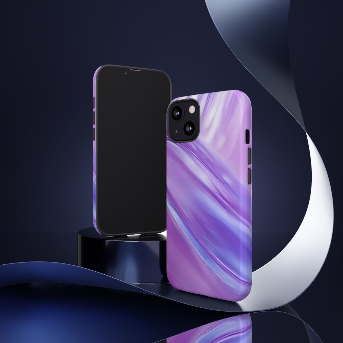 Protective Phone Case – Lavender Wave