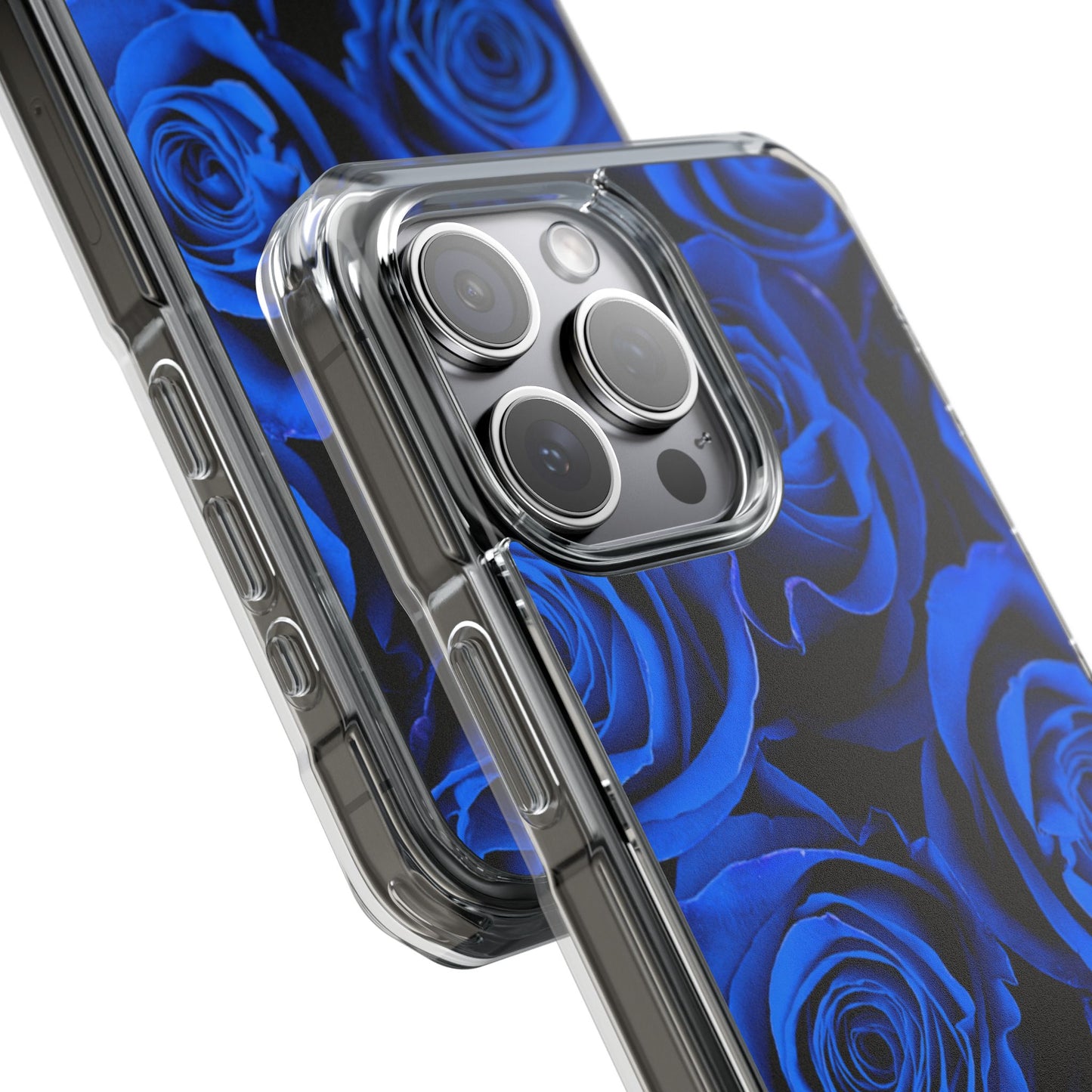 Clear Magnetic Phone Case – Midnight Bloom