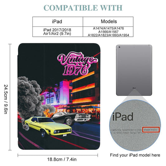 Tablet Case with Pencil Holder – Smoke Show ’76