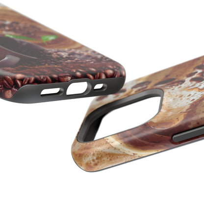 Impact-Resistant Phone Case – Love at First Sip – Compatible with iPhone 11–17 & Samsung Galaxy S22–S26 Series