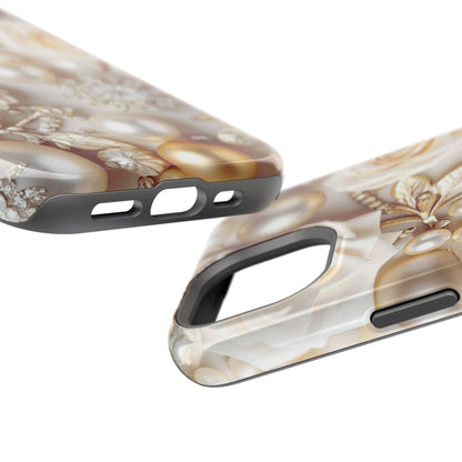 Wireless-Charging Compatible Case – Ivory Opulence