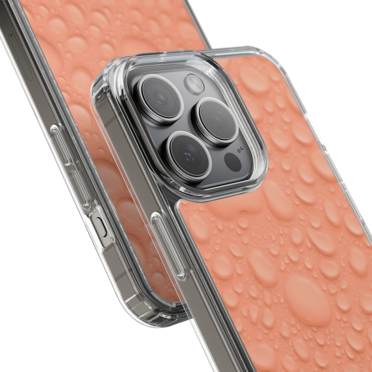 Clear Phone Case – Apricot Rain