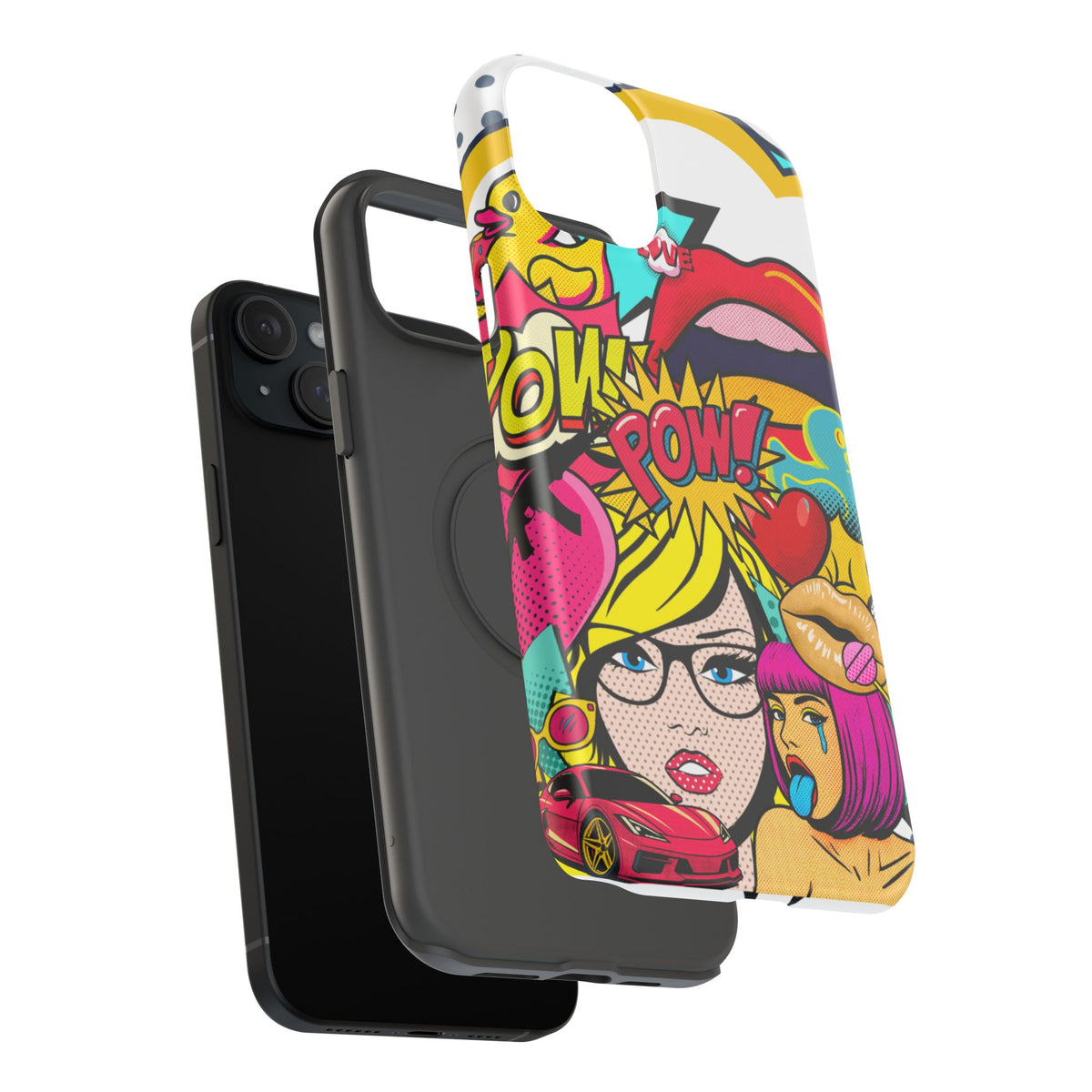 Impact-Resistant Phone Case – Pop Off – Compatible with iPhone 11–17 & Samsung Galaxy S22–S26 Series