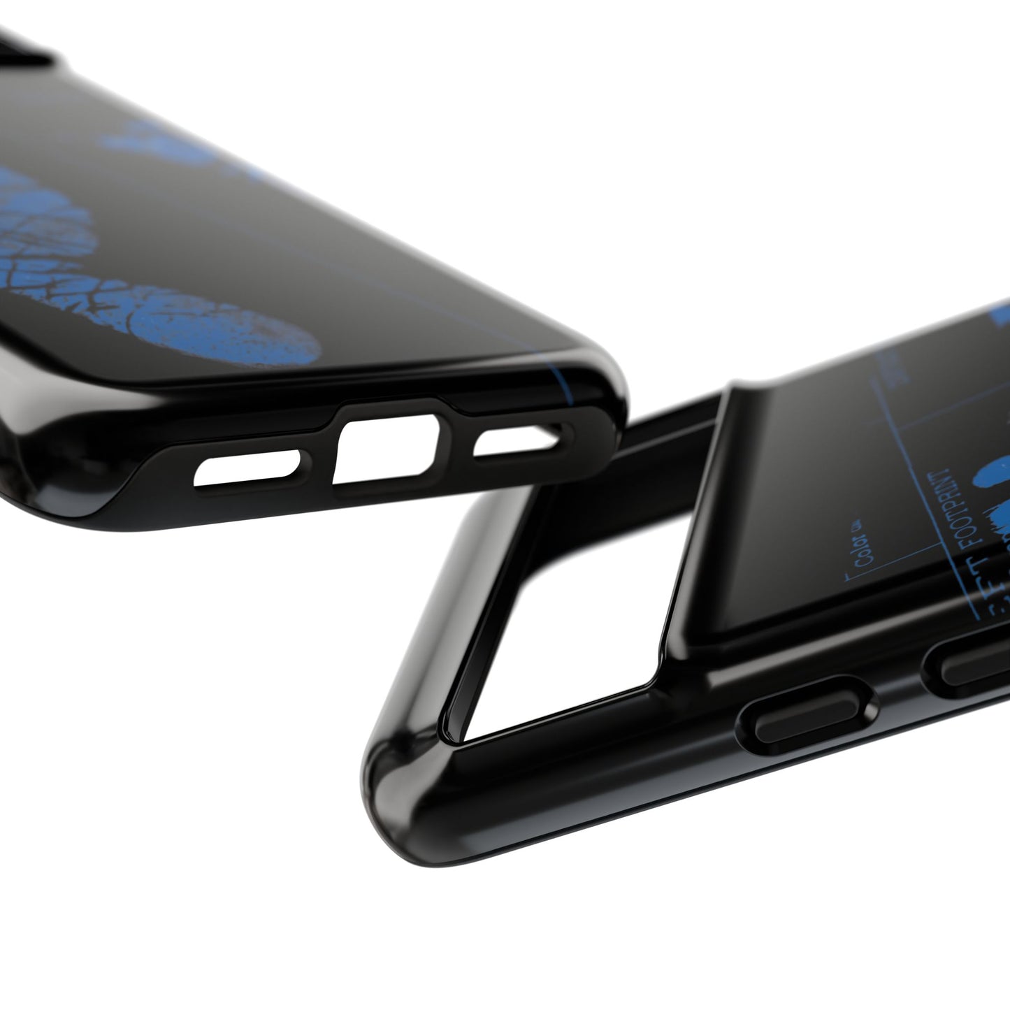 Protective Phone Case – Mom’s Little Blue Footprints