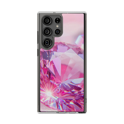 Clear Phone Case – Pink Ice
